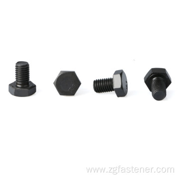 Full Threaded Black Zinc Hex Bolt